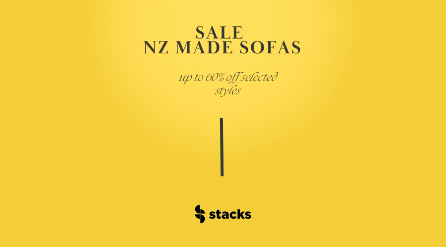 SALE NZ Made Sofas - Stacks Furniture Store