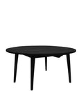 Maraetai Round Dining table in black