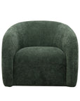 Max swivel armchair in green
