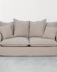 Waihi slipcover 2 seat sofa in hazelnut