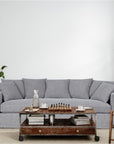 Noosa slip cover 3 seat sofa Grey