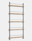 Moebe Magazine 5 Shelf System - Oak A