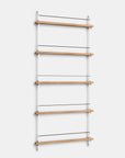 Moebe Magazine 5 Shelf System - Oak B