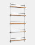 Moebe Magazine 5 Shelf System - Oak B