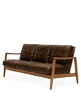 YUKON | 3 seater, chocolate leather