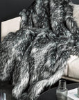 Dark & Moody Faux Fur throw
