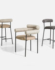 Alita barstool in grey