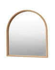 Alva half mirror in natural oak