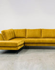 Voyager modular sofa in magma dijon