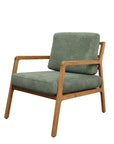 Baker fabric armchair in Green