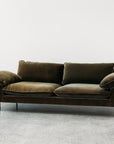 Studio 3 seat sofa in cypress cotton velvet