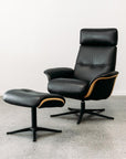 IMG Space Chair & Ottoman - Tuxedo