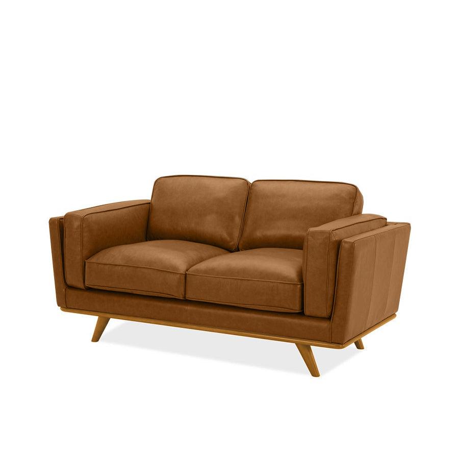Aria Leather 2 Seat Sofa - Matisse Caramel