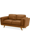 Aria Leather 2 Seat Sofa - Matisse Caramel
