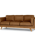 Aria Leather 3 Seat Sofa - Matisse Caramel
