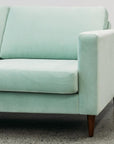 Tango sofa in plush sea-foam