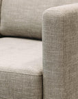 Monterey modular sofa and ottoman in kumi mushroom