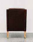 Wedgewood leather armchair in monarch auburn