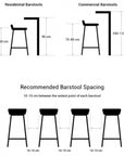 Tia bar stool - Stacks Furniture Store