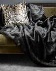 Dark & Moody Faux Fur throw