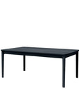 Ghost 1600mm dining table Black