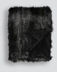 Dark & Moody Faux Fur throw