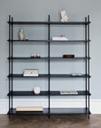 Moebe Shelving System - Long Single Shelf - Black