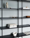 Moebe Shelving System - Long Shelf - Black
