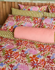 Corduroy Bolster in peach