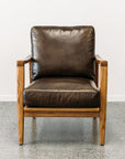 Yukon Leather Armchair - brown