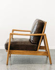 Yukon Leather Armchair - brown