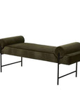 Hay bench seat in capper/black