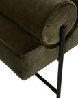 Hay bench seat in capper/black