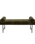 Hay bench seat in capper/black
