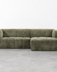 STELLA 2 seat sofa & chaise | Moss