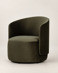 Estelle swivel armchair | Green