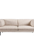 Clara 3 seat sofa in beige fabric
