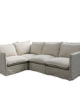 Miami modular sofa in salt & pepper - Single seat