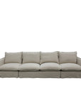 Miami modular sofa in salt & pepper - Single seat