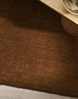 Sandringham wool rug in pecan