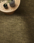 Sandringham wool rug in moss