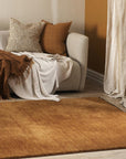 Sandringham wool rug in pecan