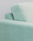 Tango sofa in plush sea-foam
