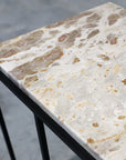 Dion marble console table beige