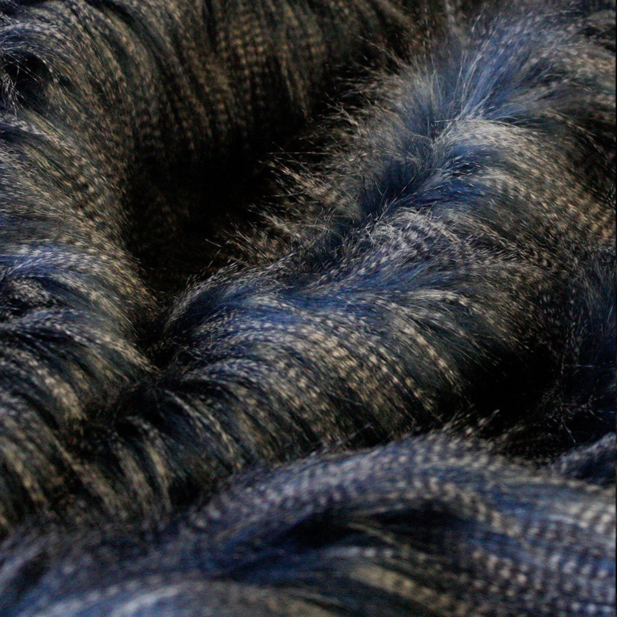 Dark & Moody Faux Fur throw