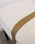 Baxter Fabric Bench Seat - Cream