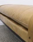 Baxter Bench Seat - Tan Leather