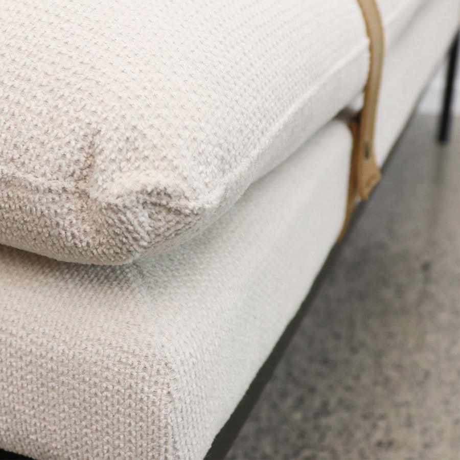 Baxter Fabric Bench Seat - Cream