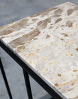 Dion marble side table beige