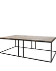 Dion marble coffee table forest floor